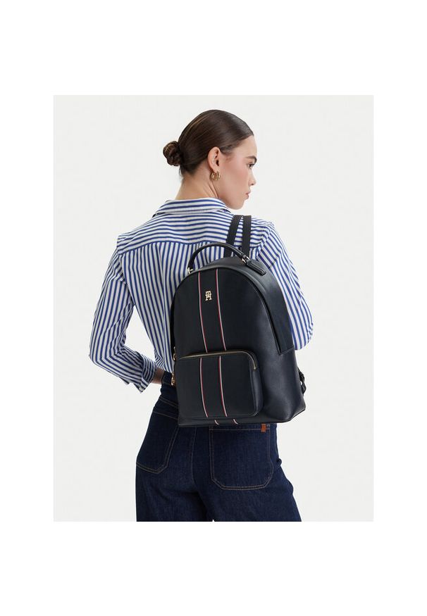 TOMMY HILFIGER - Plecak Tommy Hilfiger. Kolor: niebieski