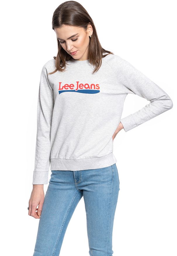 Lee - LEE CREW SWEATSHIRT SHARP GREY MELE L53KBR03 112112371