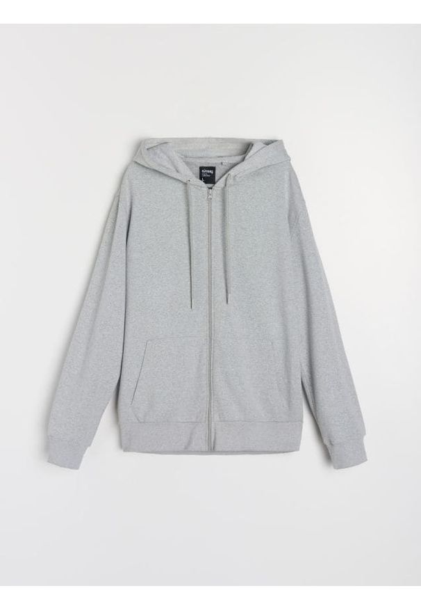 Sinsay - Bluza z kapturem - szary. Typ kołnierza: kaptur. Kolor: szary