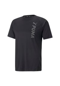 Puma - Koszulka fitness męska PUMA Fit Tee. Kolor: wielokolorowy, czarny, szary. Długość rękawa: krótki rękaw. Długość: krótkie. Sport: fitness