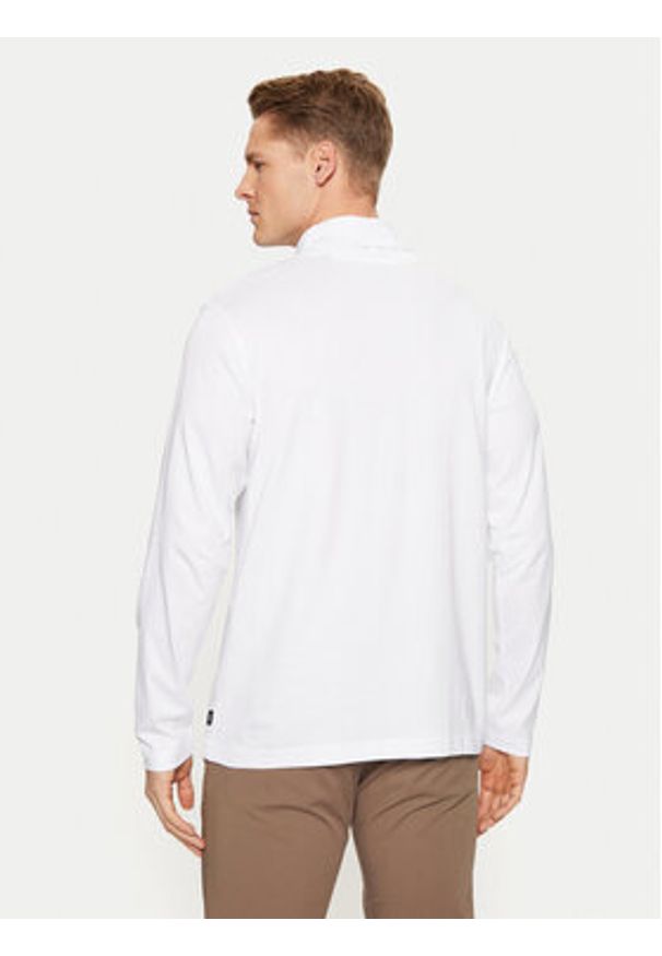 Jack & Jones - Jack&Jones Golf Blabushwick 12261397 Biały Regular Fit. Typ kołnierza: golf. Kolor: biały. Materiał: bawełna