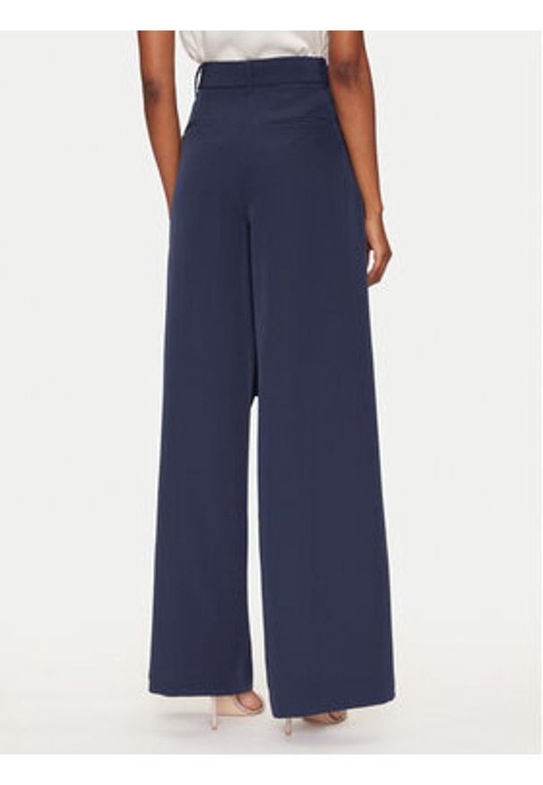 Guess Spodnie palazzo W5GB02 WH9Y2 Granatowy Wide Leg. Kolor: niebieski. Materiał: syntetyk