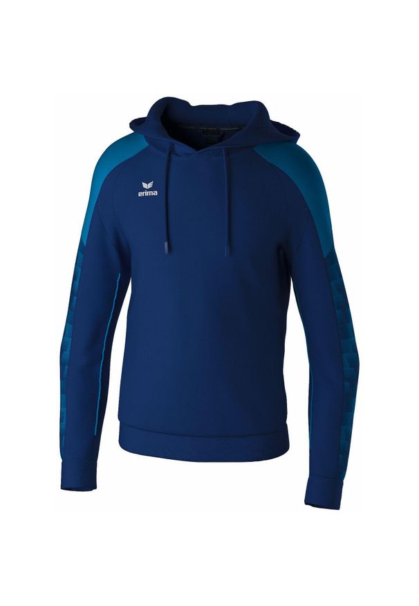ERIMA - Bluza z kapturem dla dzieci Erima Evo Star. Typ kołnierza: kaptur. Kolor: niebieski