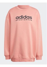 Adidas - adidas Bluza ALL SZN Fleece Graphic IL3242 Pomarańczowy Loose Fit. Kolor: pomarańczowy. Materiał: bawełna #5