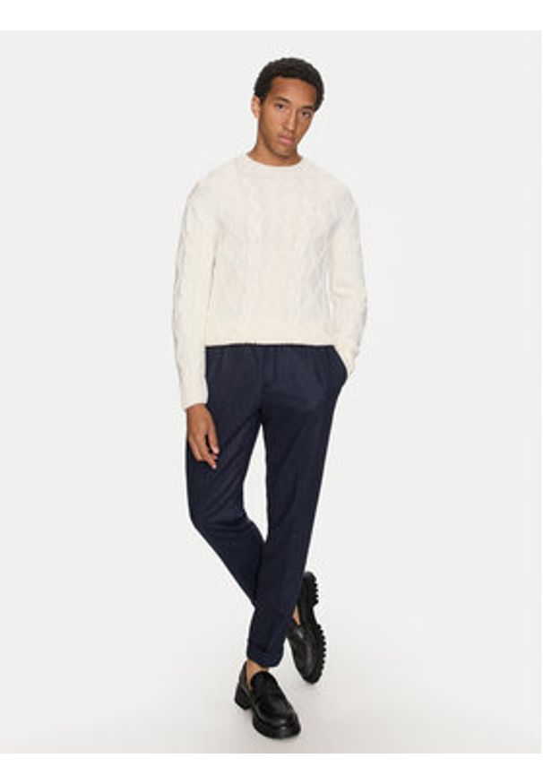 PAUL & SHARK - Paul&Shark Sweter 14311084 Écru Regular Fit. Materiał: wełna