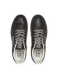 Versace Jeans Couture Sneakersy 78YA3SJ5 Czarny. Kolor: czarny. Materiał: skóra #5