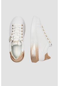 Karl Lagerfeld - KARL LAGERFELD Białe damskie sneakersy skórzane KAPRI Ombre NFT, Rozmiar 36. Kolor: biały. Materiał: skóra #5