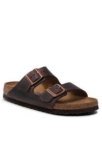 Birkenstock Klapki Arizona Bs 0452763 Brązowy. Kolor: brązowy. Materiał: nubuk, skóra #3