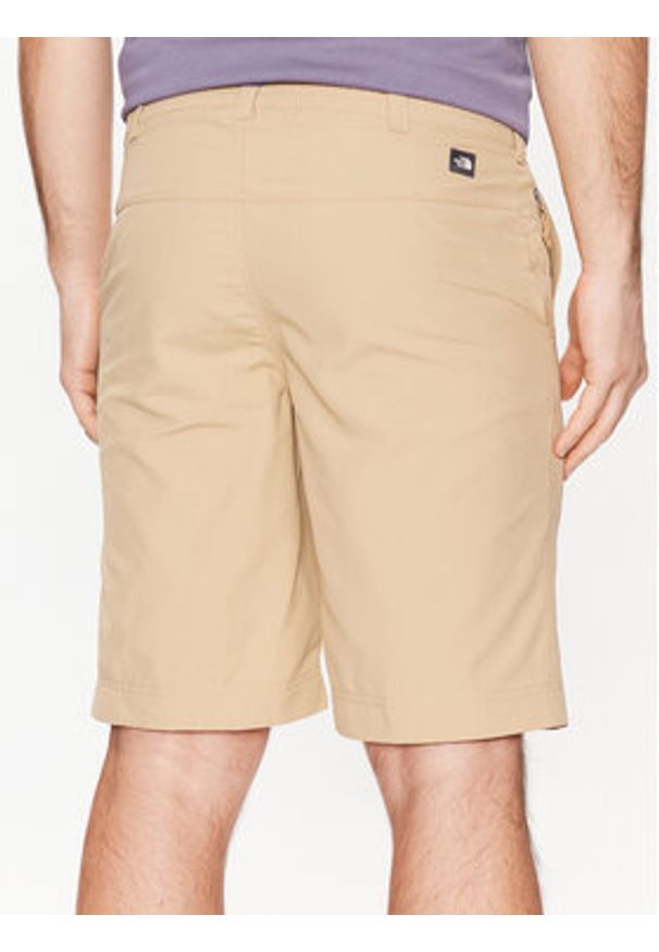 The North Face Szorty sportowe Tanken NF0A2S85 Beżowy Regular Fit. Kolor: beżowy. Materiał: syntetyk