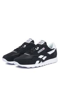 Reebok Sneakersy SS-CLASSIC NYLON 100009273 M Czarny. Kolor: czarny. Materiał: skóra, zamsz. Model: Reebok Classic, Reebok Nylon #5