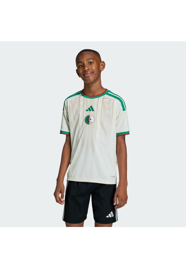 Adidas - Dziecięca koszulka podstawowa Algieria 26. Kolor: biały. Sport: piłka nożna