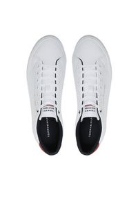 TOMMY HILFIGER - Tommy Hilfiger Sneakersy Hi Vulc Core Low Lth FM0FM04687 Biały. Kolor: biały. Materiał: skóra #6