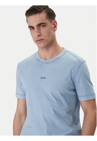 BOSS T-Shirt Tokks 50502173 Błękitny Regular Fit. Kolor: niebieski. Materiał: bawełna #2