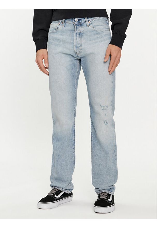 Levi's® Jeansy 501® 00501-3515 Niebieski Straight Fit. Kolor: niebieski