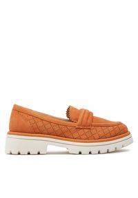 Loafersy Caprice. Kolor: pomarańczowy #1