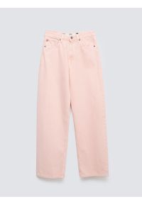 Big-Star - Jeansy damskie z rozszerzaną nogawką różowe Meg 601. Kolor: różowy. Wzór: paski. Sezon: wiosna, lato #1