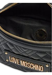 Love Moschino - LOVE MOSCHINO Saszetka nerka JC4003PP1MLA0000 Czarny. Kolor: czarny. Materiał: skóra