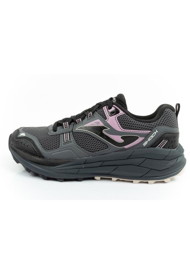 Buty trekkingowe trailowe sportowe damskie Joma Shock Lady 2522. Kolor: wielokolorowy, szary, fioletowy, czarny. Sport: bieganie