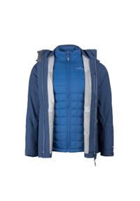 Bergson - Kurtka męśka 3w1 Everfolk 2. Kolor: niebieski. Sport: turystyka piesza #2