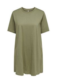 only - ONLY Sukienka codzienna Mara 15374631 Zielony Oversize. Okazja: na co dzień. Kolor: zielony. Materiał: bawełna. Typ sukienki: oversize, proste. Styl: casual #2