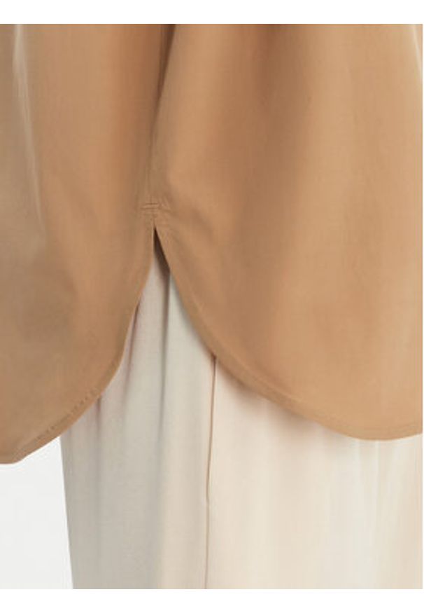 Weekend Max Mara Koszula Educata 2615111172 Beżowy Regular Fit. Kolor: beżowy. Materiał: bawełna