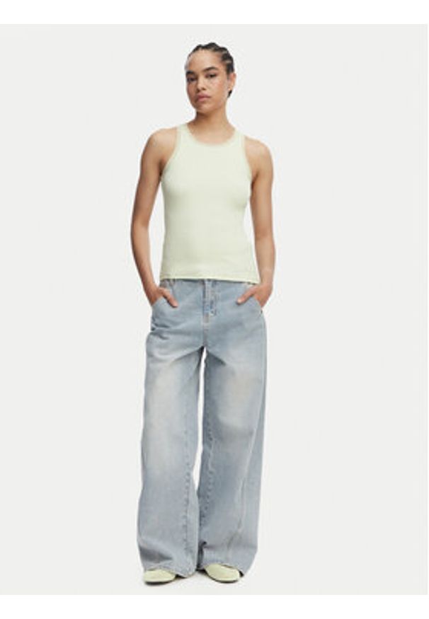 BOSS Top C_Eplie 50553479 Zielony Slim Fit. Kolor: zielony. Materiał: bawełna