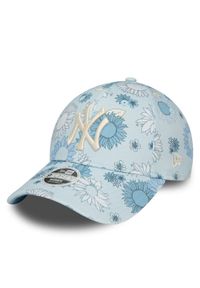 New Era Czapka z daszkiem Wmns Floral Aop 940 Nyy 60435004 Niebieski. Kolor: niebieski. Materiał: materiał #1