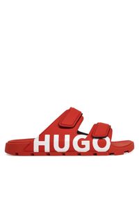 Hugo - Klapki HUGO. Kolor: czerwony