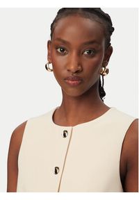 Rinascimento Kamizelka garniturowa CFC0128265003 Beżowy Slim Fit. Kolor: beżowy. Materiał: syntetyk #3