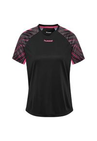Damska koszulka treningowa Hummel Blaze Pro. Kolor: czarny, różowy, wielokolorowy. Sport: piłka ręczna #1