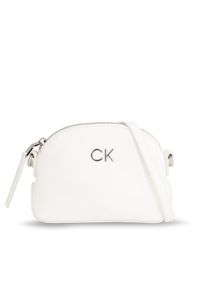 Calvin Klein Torebka Ck Daily Small Dome Pebble K60K611761 Biały. Kolor: biały. Materiał: skórzane #1