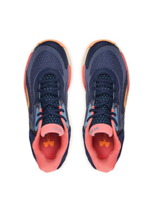 Under Armour Buty do koszykówki UA Spawn 7 3028461 Granatowy. Kolor: niebieski. Materiał: materiał. Sport: koszykówka