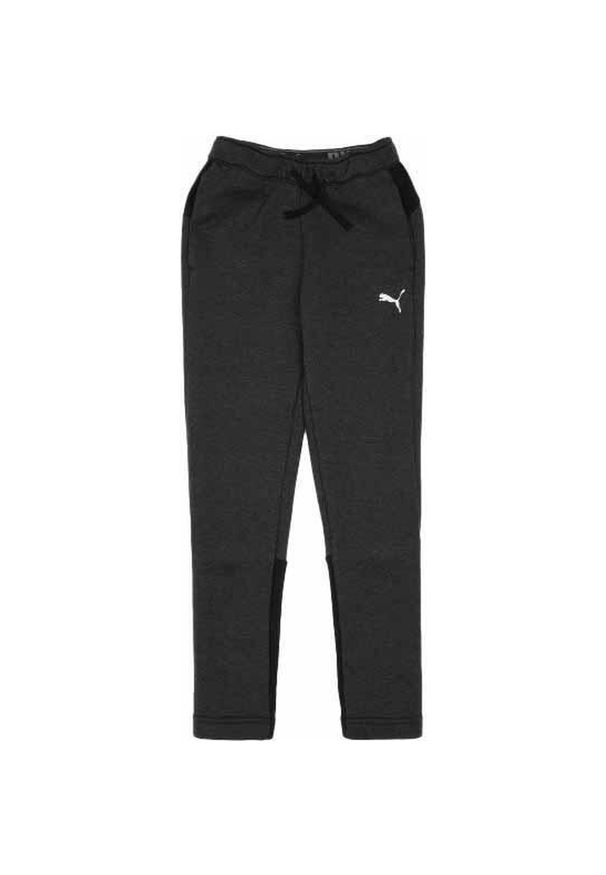 Puma Juna spodnie dresowe junior ciemnoszare melanż roz. 152. Okazja: na co dzień, na uczelnię. Kolor: szary. Materiał: dresówka. Wzór: melanż. Styl: casual