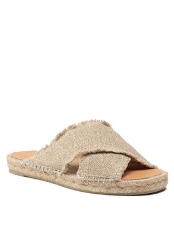 Castañer Espadryle Palmera/032 021775-3004 Beżowy. Kolor: beżowy. Materiał: materiał