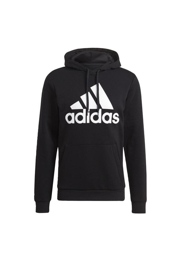 Adidas - Bluza z Kapturem Essentials Big Logo Rozmiar S Czarny - GK9220. Typ kołnierza: kaptur. Kolor: biały, wielokolorowy, czarny. Materiał: bawełna, materiał, wiskoza, poliester. Sport: joga i pilates