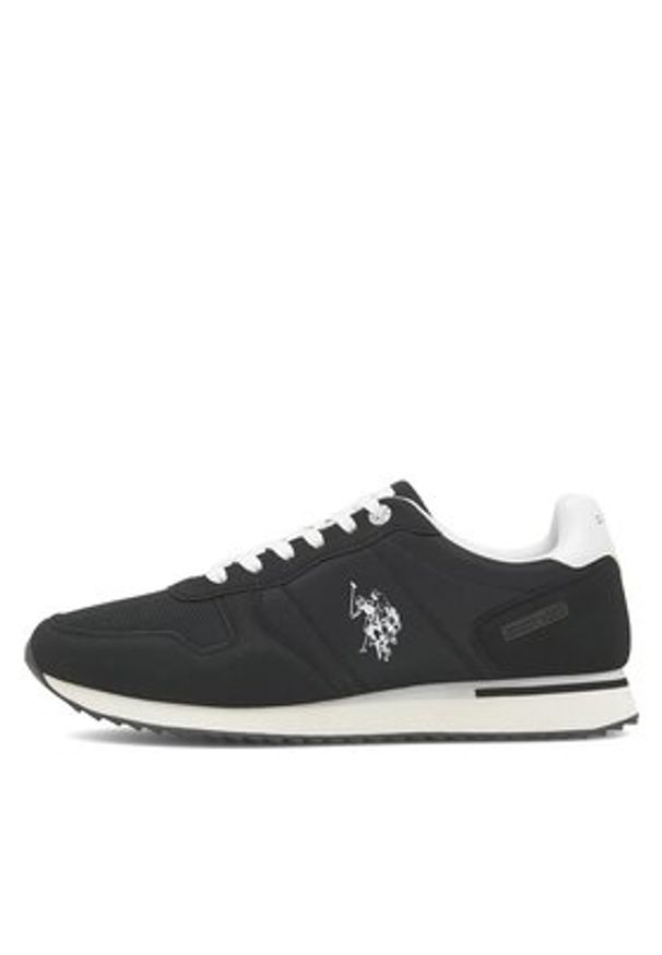 U.S. Polo Assn. Sneakersy ALTENA001A Czarny. Kolor: czarny. Materiał: materiał