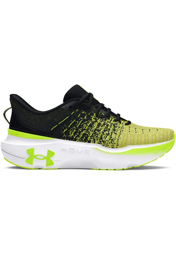 Damskie buty do biegania Under Armour Infinite Elite. Kolor: żółty, czarny, wielokolorowy. Sport: turystyka piesza