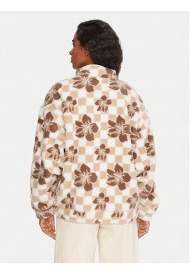 Roxy Polar Jive Talking ERJPF03208 Beżowy Oversize. Kolor: beżowy. Materiał: syntetyk