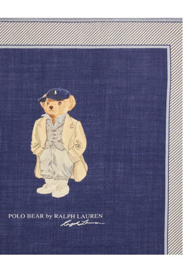 Polo Ralph Lauren Chusta 455981446001 Granatowy. Kolor: niebieski. Materiał: wełna