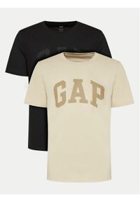 GAP - Gap Komplet 2 t-shirtów 885595-00 Czarny Regular Fit. Kolor: czarny. Materiał: bawełna