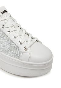 Karl Lagerfeld - KARL LAGERFELD Sneakersy KL65011F Biały. Kolor: biały. Materiał: skóra