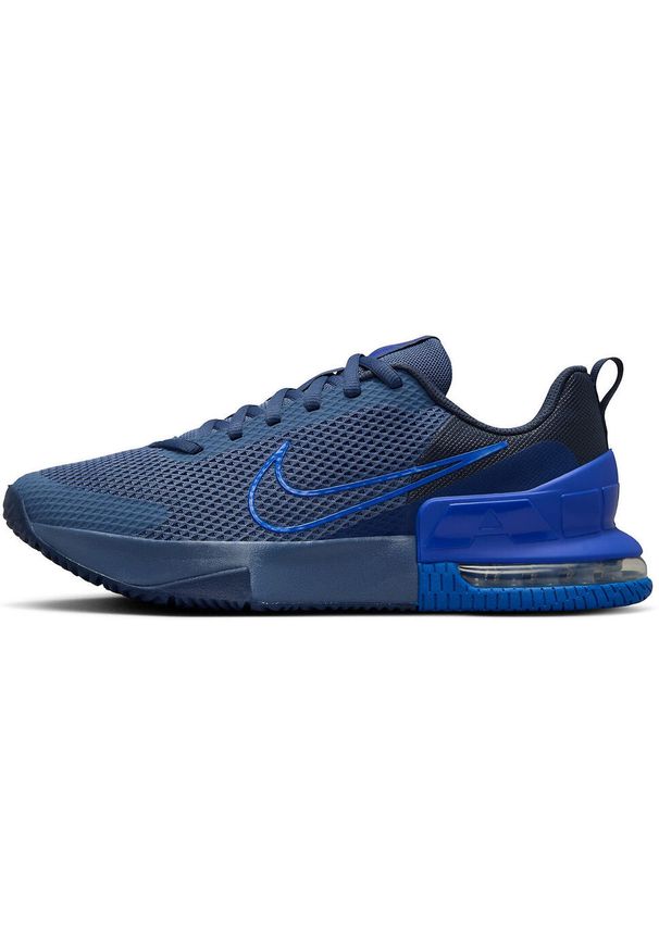 Buty treningowe męskie Nike Air Max Alpha Trainer 6. Kolor: niebieski. Materiał: materiał, syntetyk. Szerokość cholewki: normalna. Model: Nike Air Max. Sport: fitness