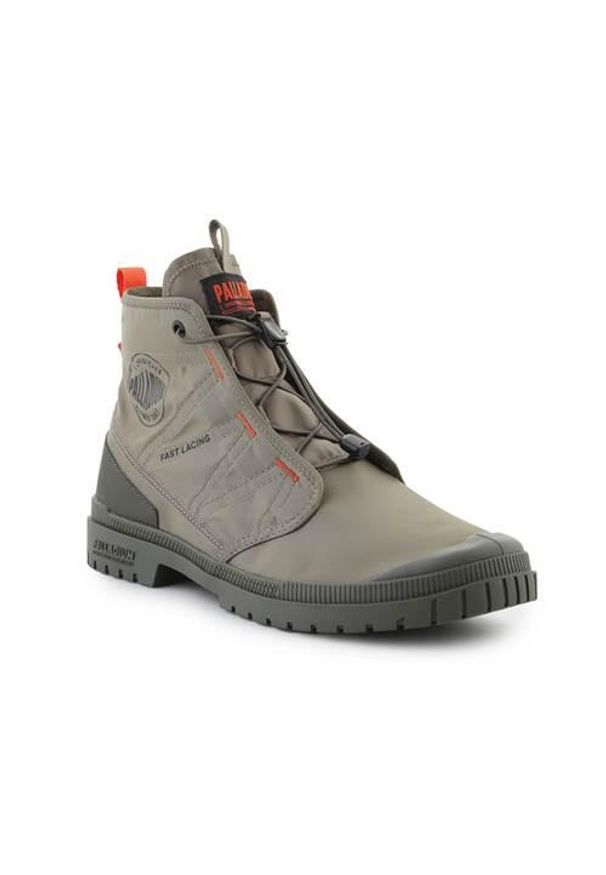 Buty do chodzenia unisex Palladium Sp20 Travel Hi Dusky. Kolor: brązowy. Materiał: tkanina. Szerokość cholewki: normalna. Sport: turystyka piesza