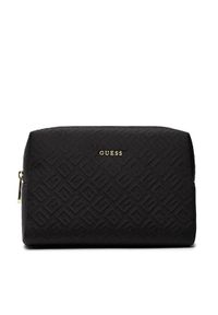 Guess Kosmetyczka Lorey Nylon PWLONY P2315 Czarny. Kolor: czarny. Materiał: materiał