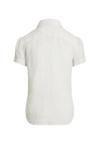 Polo Ralph Lauren Koszula 211973366505 Biały Regular Fit. Typ kołnierza: polo. Kolor: biały. Materiał: len #2
