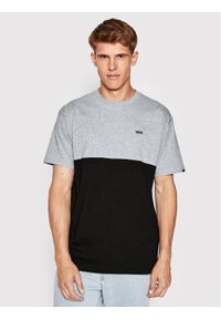 Vans T-Shirt Colorblock VN0A3CZD Szary Classic Fit. Kolor: szary. Materiał: bawełna