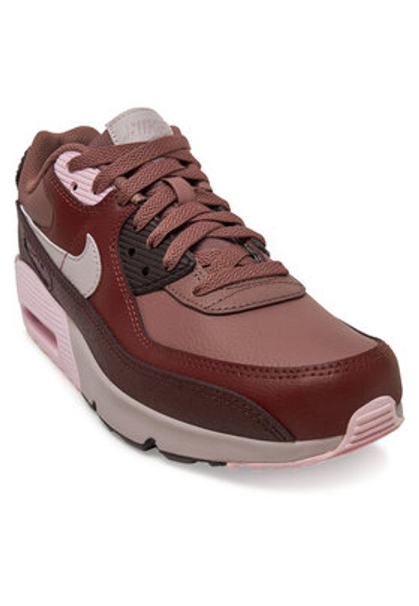 Nike Sneakersy Air Max 90 LTR CD6864 Bordowy. Kolor: czerwony. Materiał: skóra. Model: Nike Air Max 90, Nike Air Max