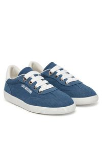 Love Moschino - LOVE MOSCHINO Sneakersy JA15142G1OJO5700 Niebieski. Kolor: niebieski. Materiał: materiał #6
