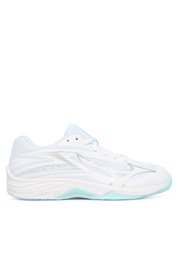 Mizuno Buty halowe Thunder Blade Z V1GC2370 Biały. Kolor: biały. Materiał: skóra