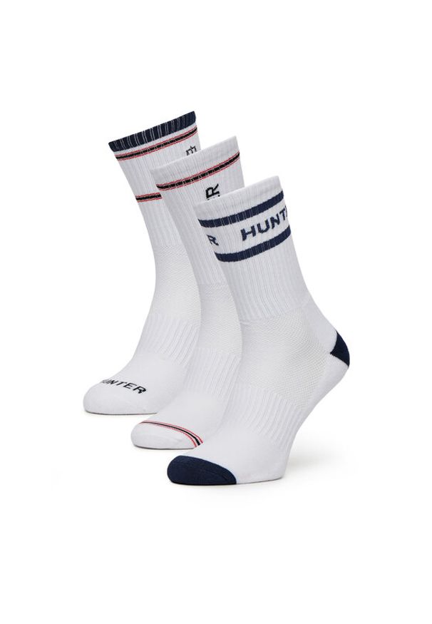 Hunter Skarpety długie AS_HUNTER_02W_SS25 (3-PACK) Biały. Kolor: biały. Materiał: poliester